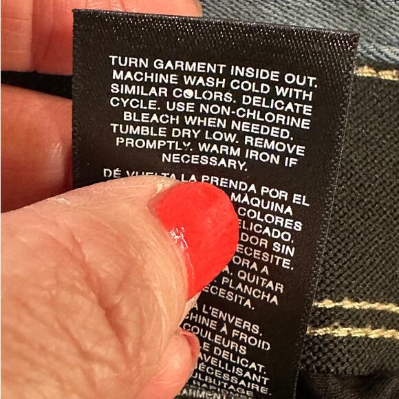 Curve Appeal 14/32 High Rise Straight Comfort Waist Jeans Light Wash Denim - Picture 10 of 11